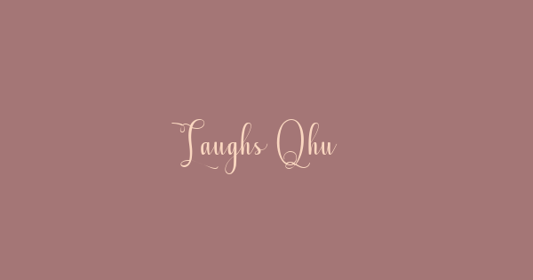 Laughs Qhuan font thumbnail